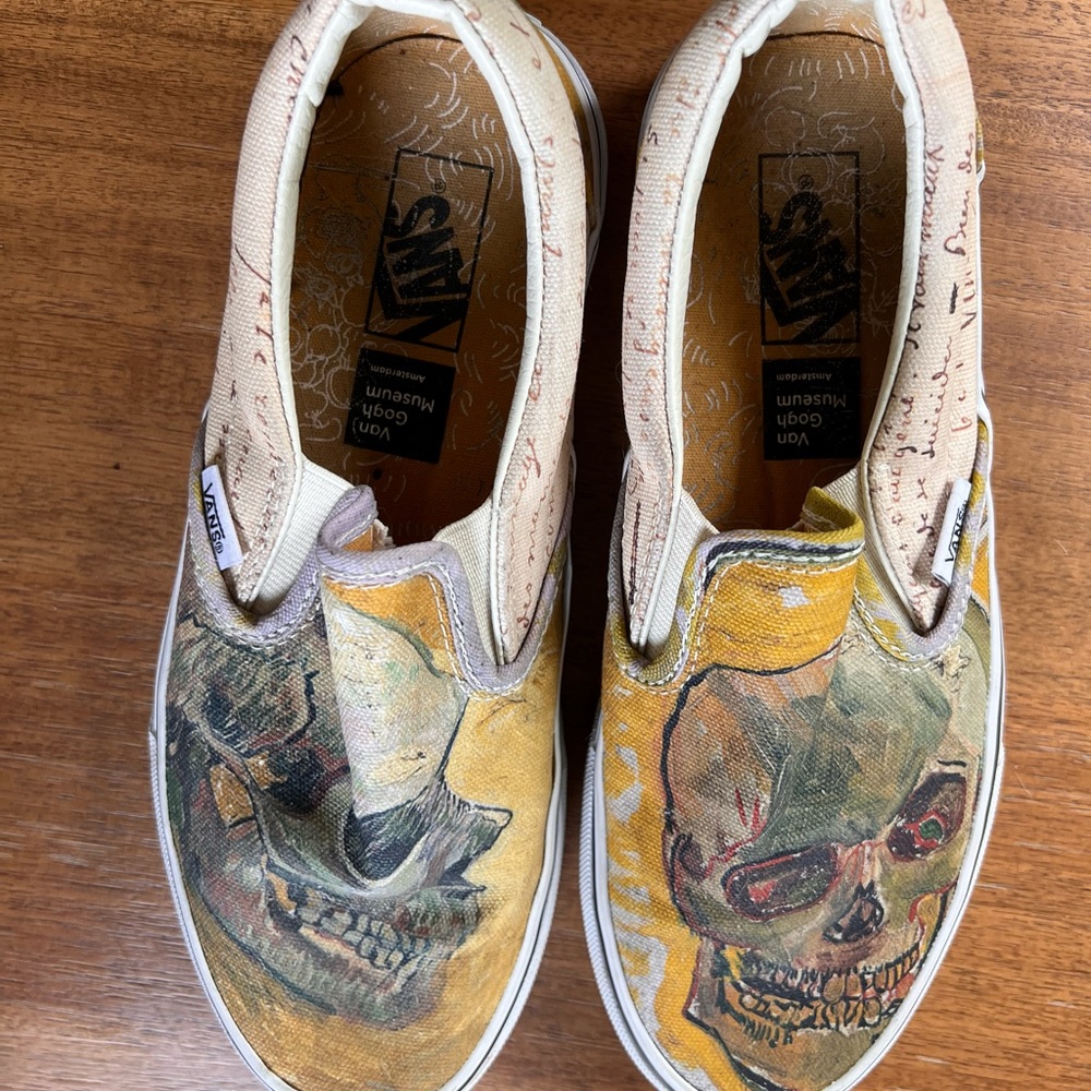 Vans X Van Gogh Museum Slip Ons- W 7.0, M 5.5